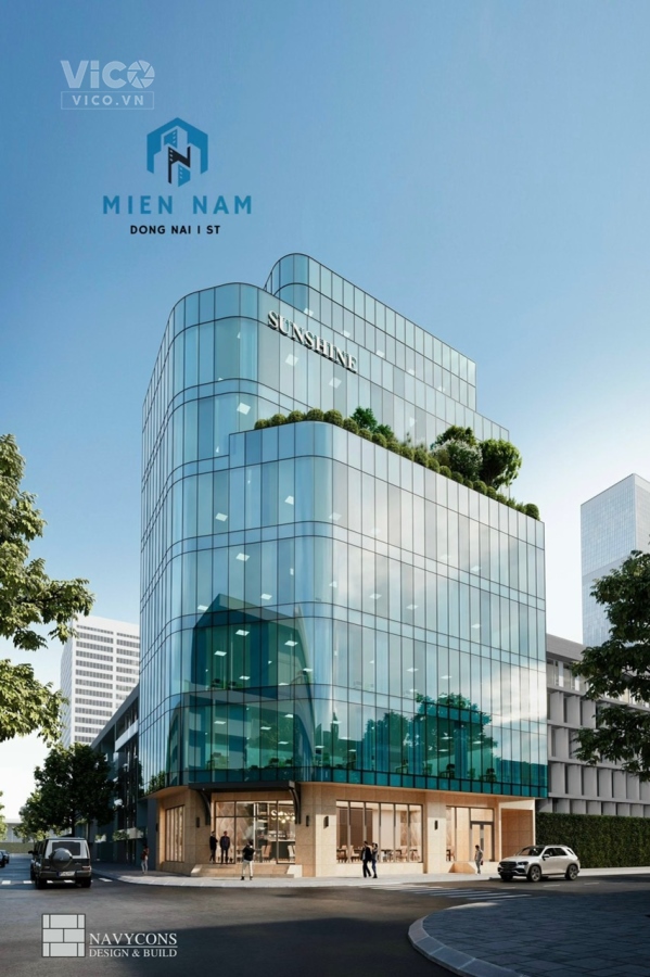 Cho thuê toà nhà góc 2 mặt tiền đường Hùng Vương Tp Long Khánh Biên Hoà