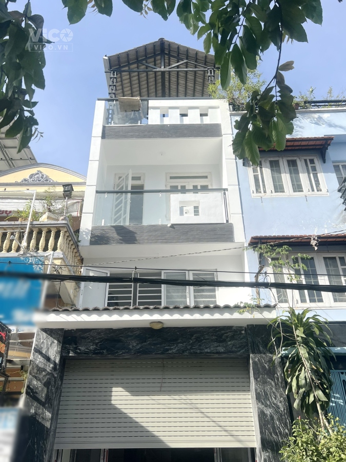 Cho thuê nhà 4 tầng mặt tiền Đặng Thúc Liêng P4Q8 17tr