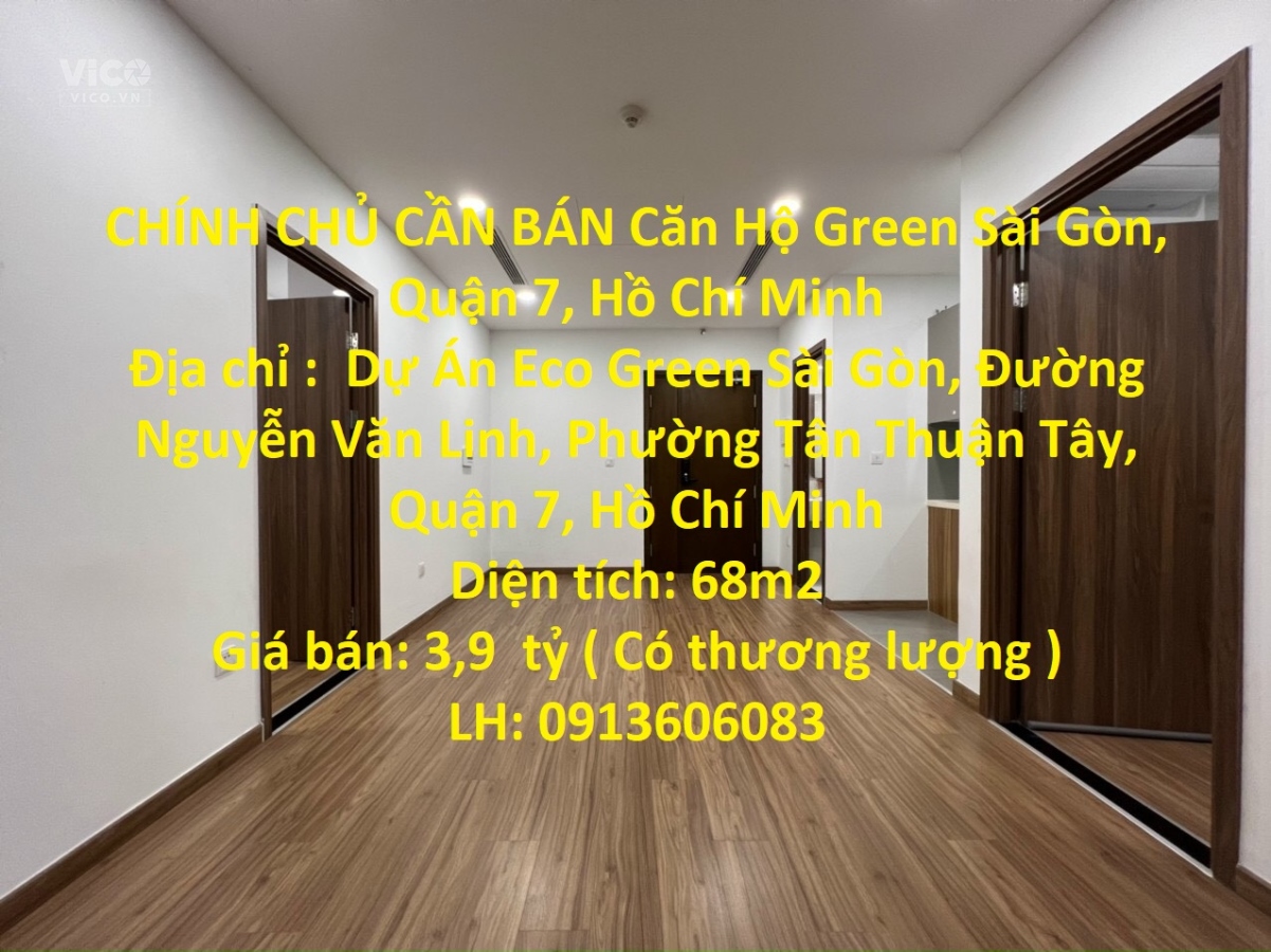 CHÍNH CHỦ CẦN BÁN Căn Hộ Green Sài Gòn, Quận 7, Hồ Chí Minh