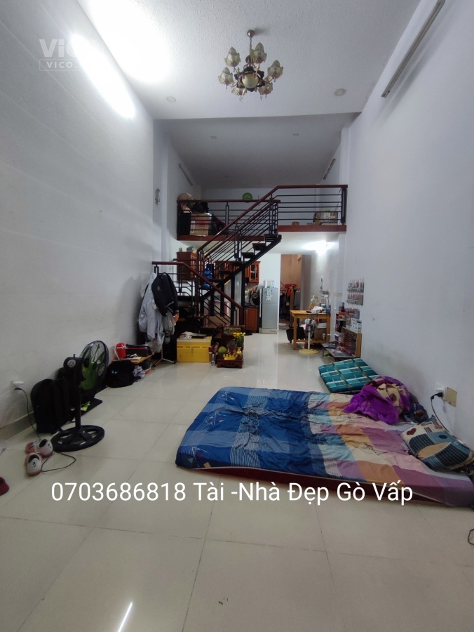 Bán nhà hẻm 1 trục XE HƠI Phạm Văn Chiêu P.8 Gò Vấp 4x20m 5 tỷ 6