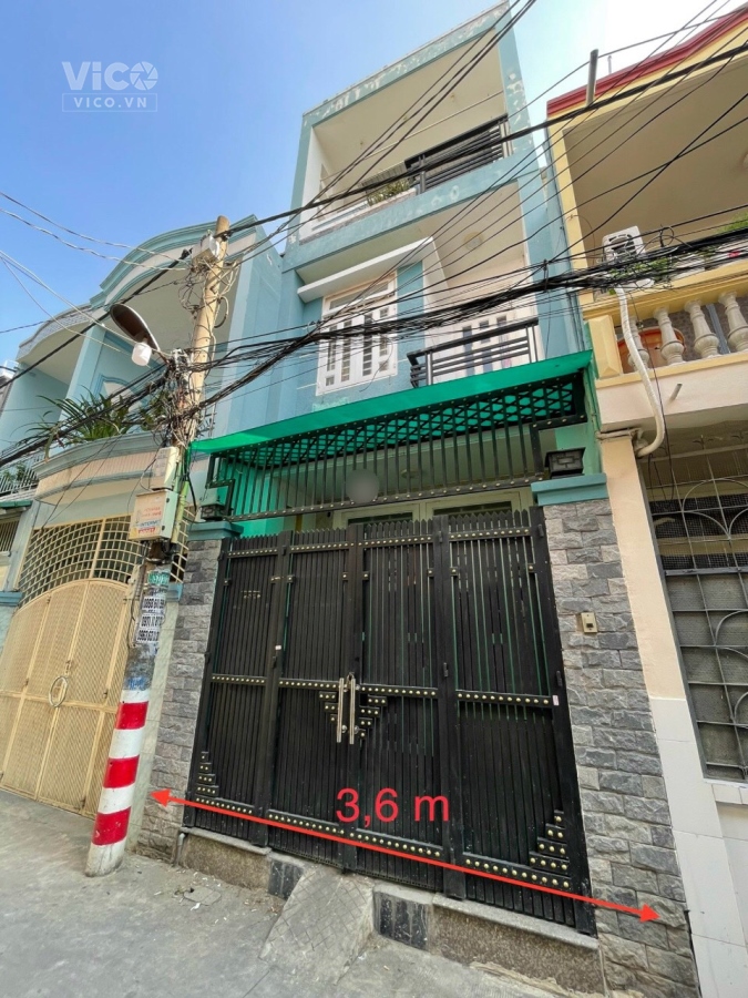 Bán nhà 3 tầng hẻm Phạm Văn Hai, Tân Bình 5,6 tỷ bao thương lượng