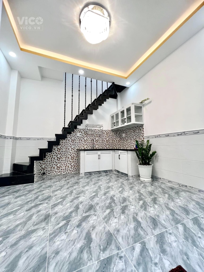 Nhà mới lửng/lầu hẻm thông đường Nguyễn Duy P9Q8
