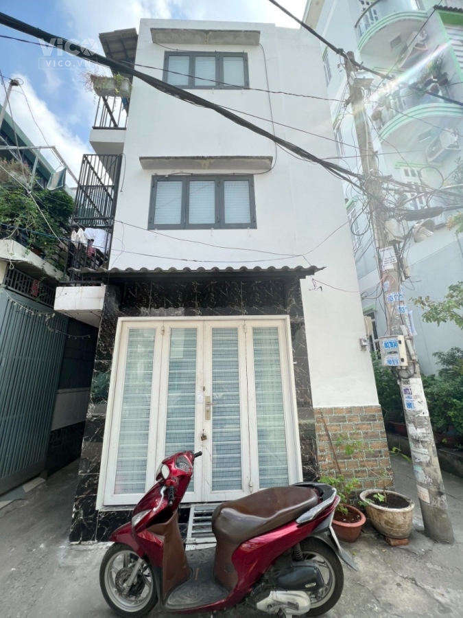 Nhà nhỏ 3 tầng hẻm thông đường Nguyễn Duy P9Q8 Giá 2.19 Tỷ