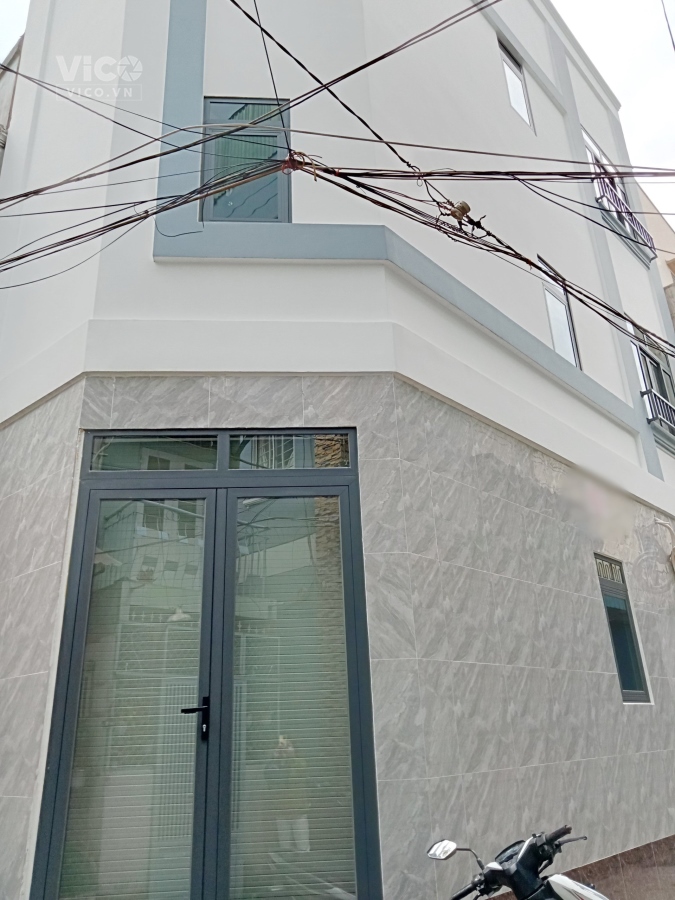 Nhà bán 3tầng Căn góc Hẻm Võ Trứ P9Q8 Giá 5.2tỷ TL