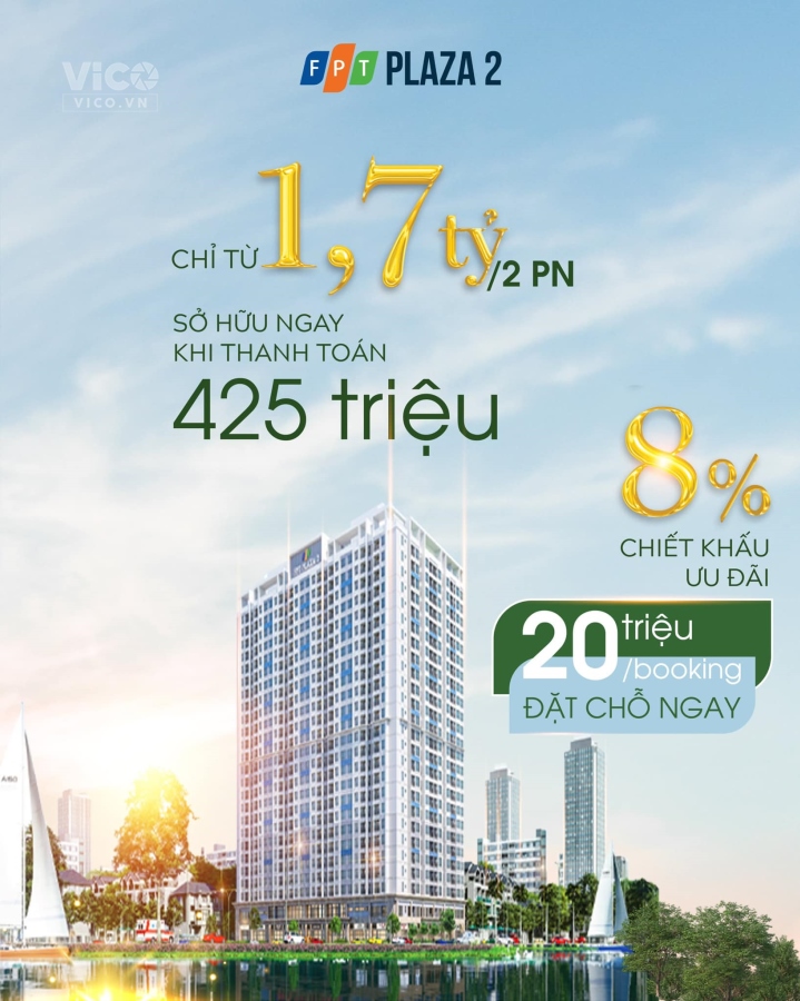 Ra mắt tổ hợp Chung cư cao cấp FPT Plaza 2 , Q. Ngũ Hành Sơn, Đà Nẵng