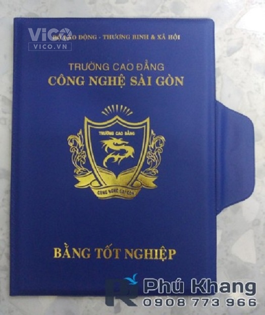 Sản xuất bìa trao quyết định, bìa kẹp bằng khen nhân viên