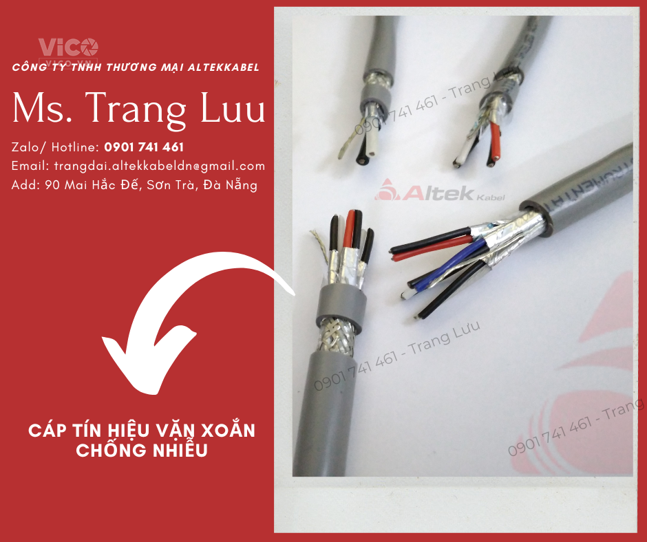 Cáp tín hiệu Altek Kabel chống nhiễu