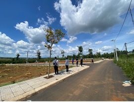 Đất thổ cư mặt tiền Lý Thái Tổ, diện tích 474 m2, cách thác ĐAMBRI khoảng 450 m2
