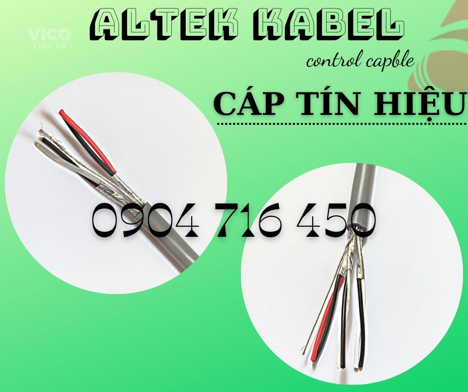 Cáp tín hiệu âm thanh vặn xoắn chống nhiễu Altek Kabel