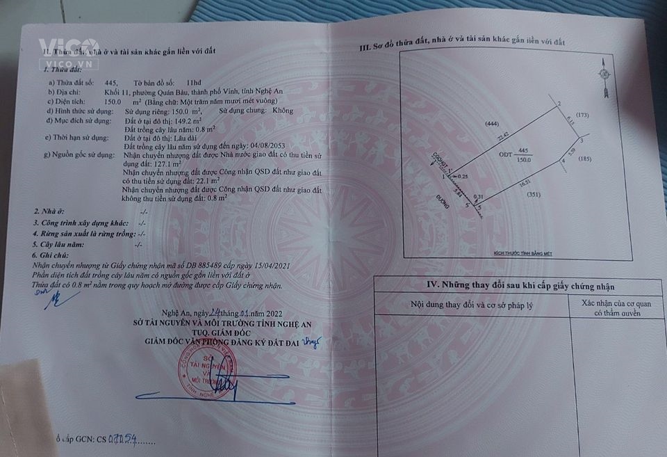 Hộ Khẩu Quán Bàu Cạnh Trường Cao Đẳng Việt Anh Thành Phố Vinh
