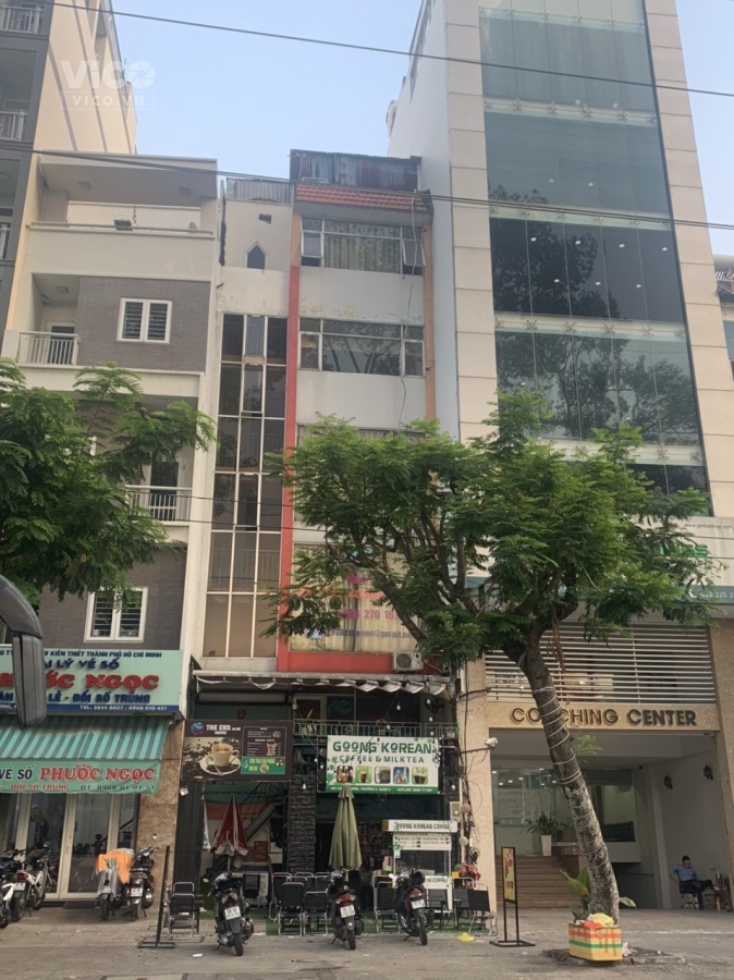 Mặt tiền Phụ Kiện Điện Thoại 3 Tháng 2, vỉa hè rộng 10m, góc 3 mặt tiền 1 trệt 2 lầu giá 60 triệu