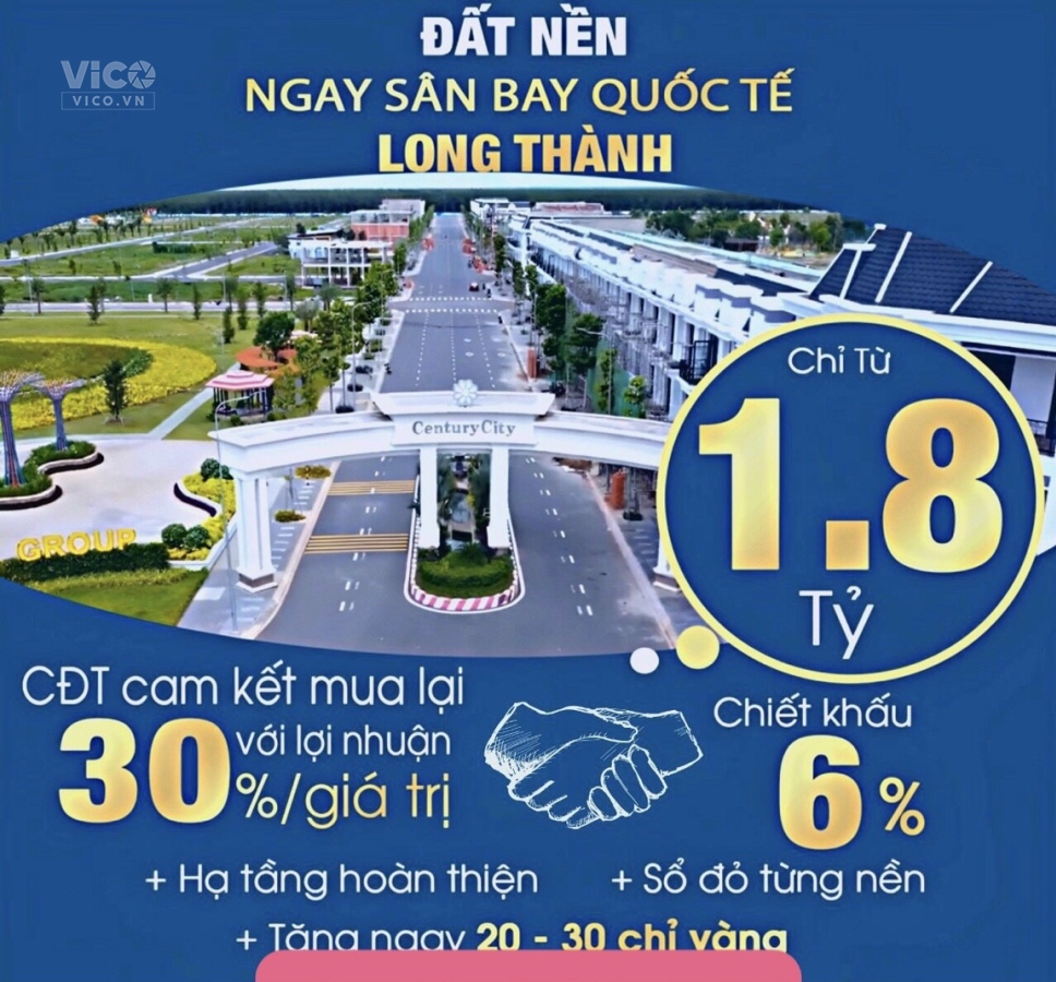 dự án Century xã Bình Sơn Huyện Long Tành Tỉnh Đồng Nai đường 769
