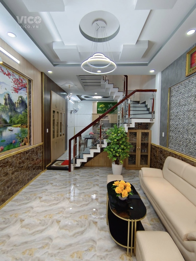Bán nhà LÊ TRỰC, B THẠNH, 4M X 11M, 4 LẦU, 4.9 TỶ