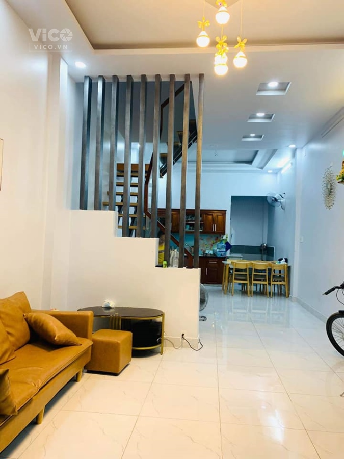 NHÀ MỚI FULL NỘI THẤT CAO CẤP 52M2, HẺM 8M XE TẢI, CHỈ NHỈNH 4 TỶ