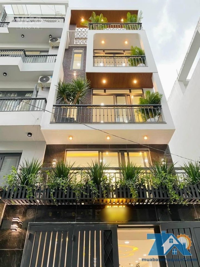 Bán nhà mặt tiền Phạm Hữu Lầu, Phú Mỹ Quận 7, 92m2, 4 tầng, 5mx19m, Nhà mới, Full nội thất, Dưới 20