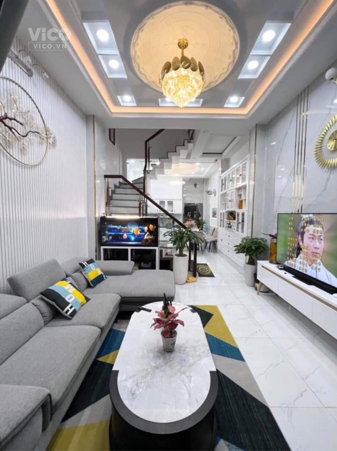 BÁN NHÀ HẺM RỘNG THÔNG THOÁNG HUỲNH TẤN PHÁT QUẬN 7 2 TẦNG 60M2 CHỈ 5.9TY