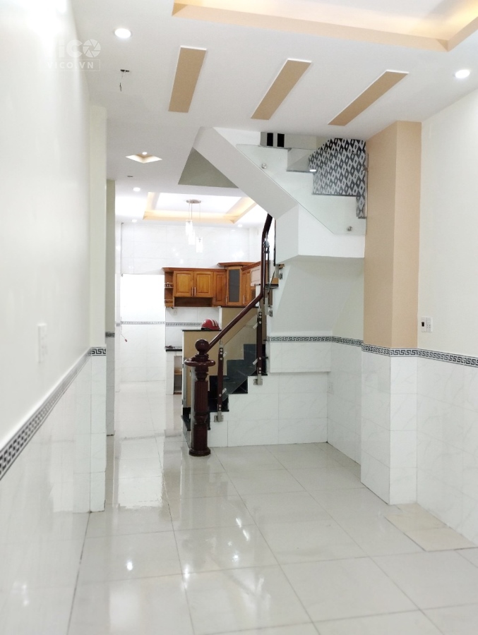 Nhà mới 4 tầng hẻm thẳng,thông đường Nguyễn Chế Nghĩa P12Q8