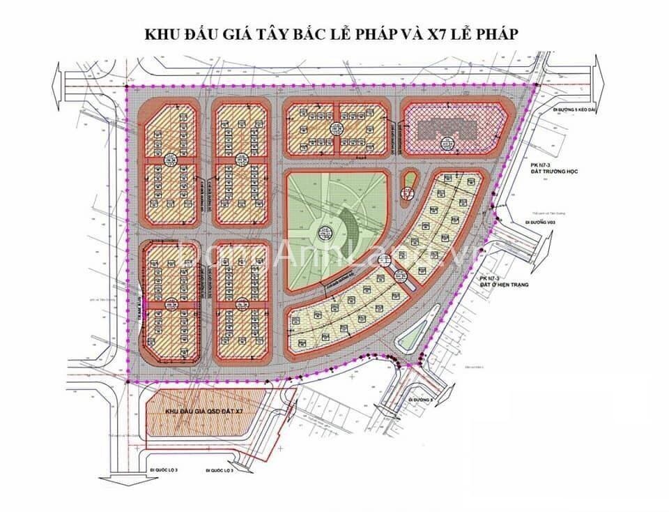 Bán đất đấu giá X7 Lễ Pháp Tiên Dương gần đường Võ Nguyên Giáp, gần CV Kim Quy