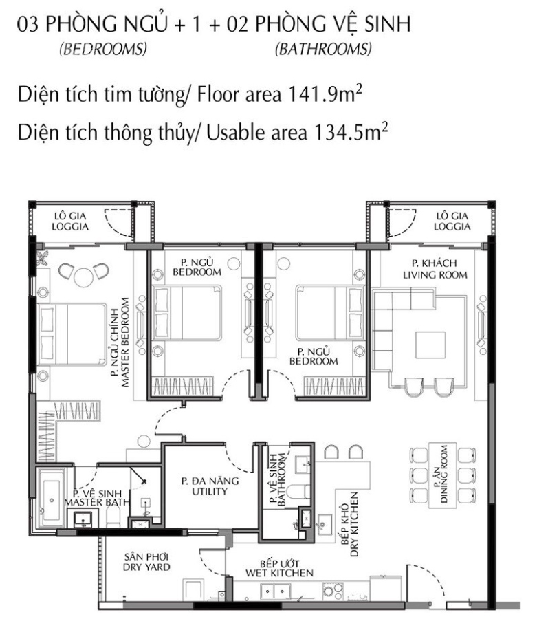 Duy nhất một căn góc đẹp thuộc dự án Diamond Brilliant