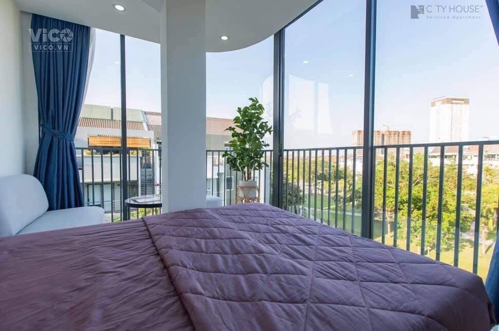 Cho thuê căn hộ dịch vụ Nguyễn Thị Thập Q7 ban công cửa sổ gần Lotte Mart