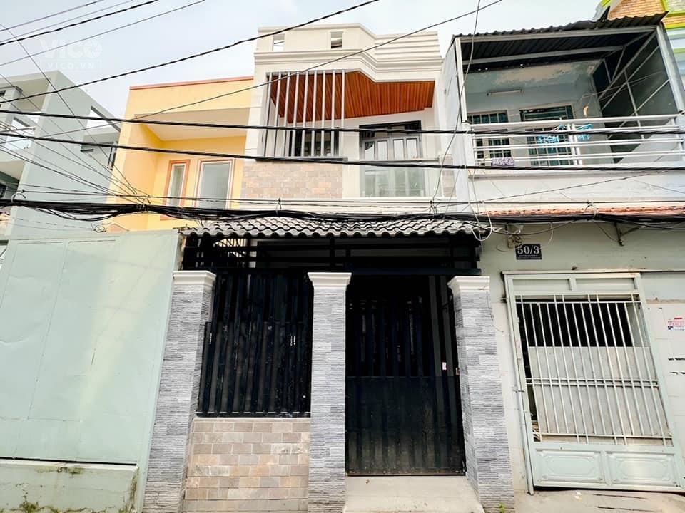 BÁN NHÀ ĐẸP, SỔ HỒNG RIÊNG, MẶT TIỀN HẺM XE HƠI HUỲNH TẤN PHÁT, THỊ TRẤN NHÀ BÈ.